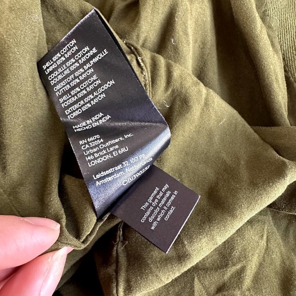 Free People Rebel Rebel Knit Moto Jacket Green SIze small - Picture 11 of 15